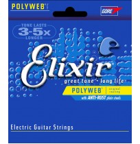 ELIXIR 9-42 SUPER LIGHT POLYWEB strune za akustično kitaro